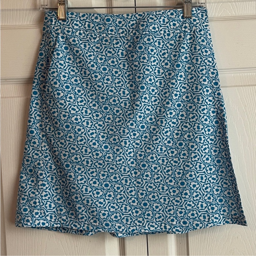 Rip Skirt Blue Betty Wrap Mini Skirt Size X-Small Length 2